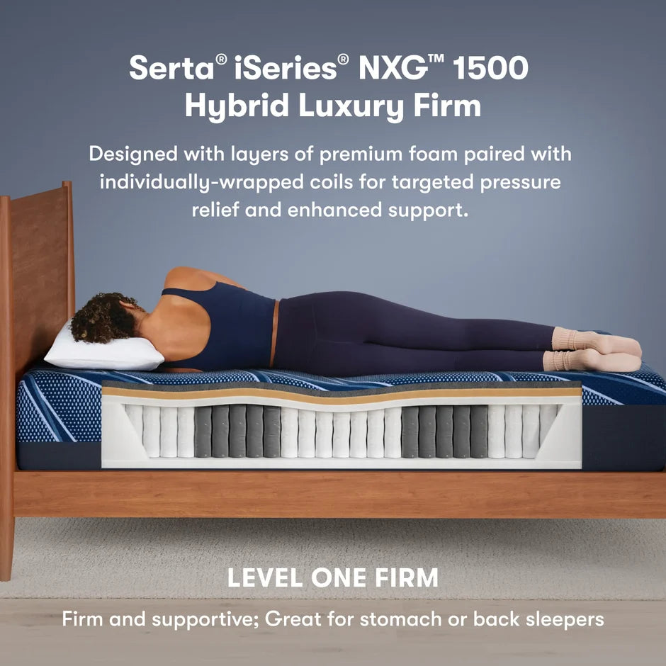 Serta® iSeries® NXG™ Mattress - 1500 Firm Foam